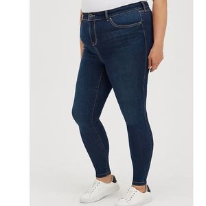 Torrid MIDFIT SUPER SKINNY JEAN - SUPER SOFT DARK WASH